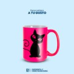 TAZA FLUORESCENTE DE 11 OZ