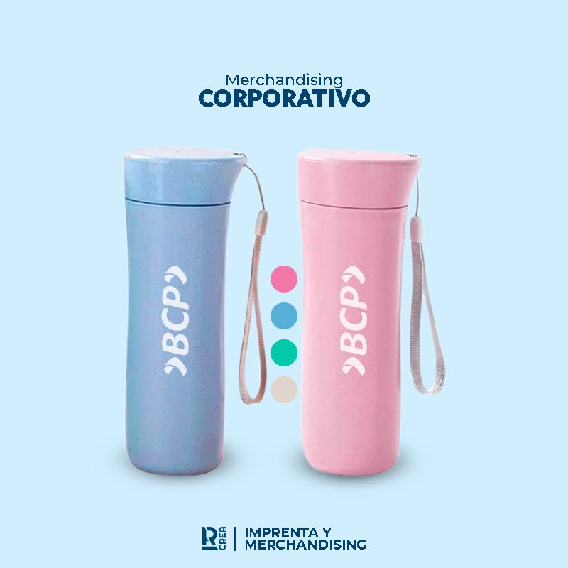 tomatodo-de-plastico-fibra-de-trigo-de-400-ml TOMATODO DE PLASTICO FIBRA DE TRIGO DE 400 ML - Imagen 1