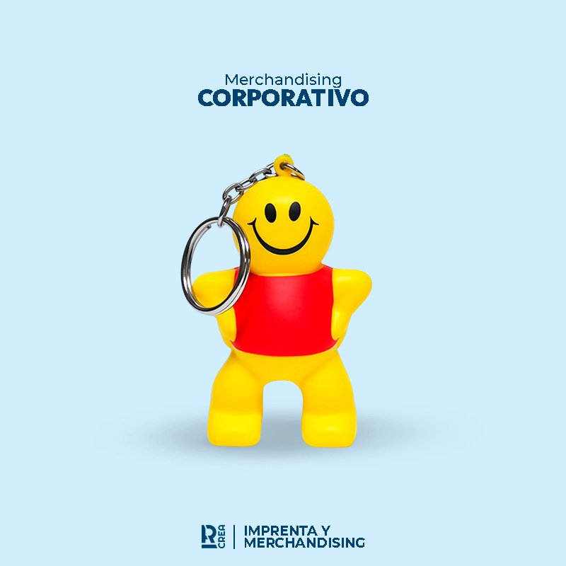 Llavero Muñeco Antiestrés LLAVERO MUÑECO ANTIESTRES - Imagen 1